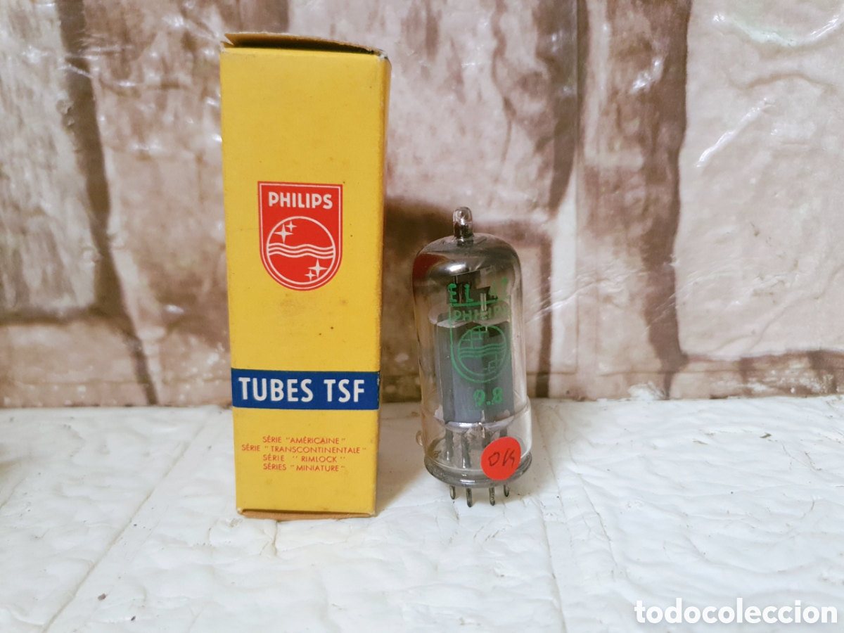 Radios de v&aacute;lvulas: V&aacute;lvula Radio EL42 PHILIPS BF62 N151 TUBO VACIO RADIO ANTIGUA V&Aacute;LVULAS LAMPARAS TV VALVE TUBE RADIO