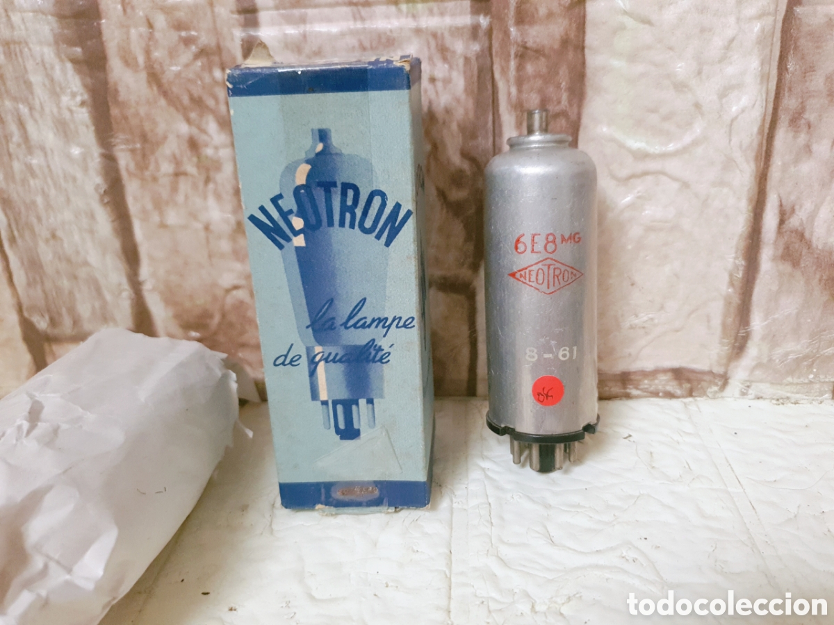 R&aacute;dios de v&aacute;lvulas: V&aacute;lvula Radio 6E8 MG NEOTRON 6E8MG TUBO VACIO RADIO ANTIGUA V&Aacute;LVULAS LAMPARAS TV VALVE TUBE RADIO