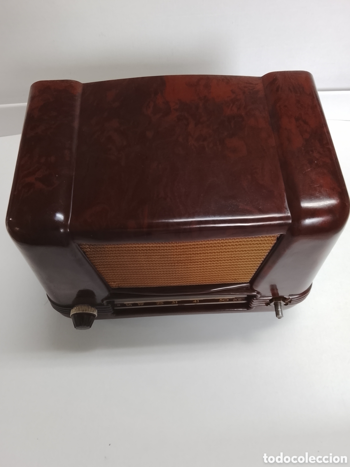 Radios de v&aacute;lvulas: Radio de baquelita peque&ntilde;a - Foto 2