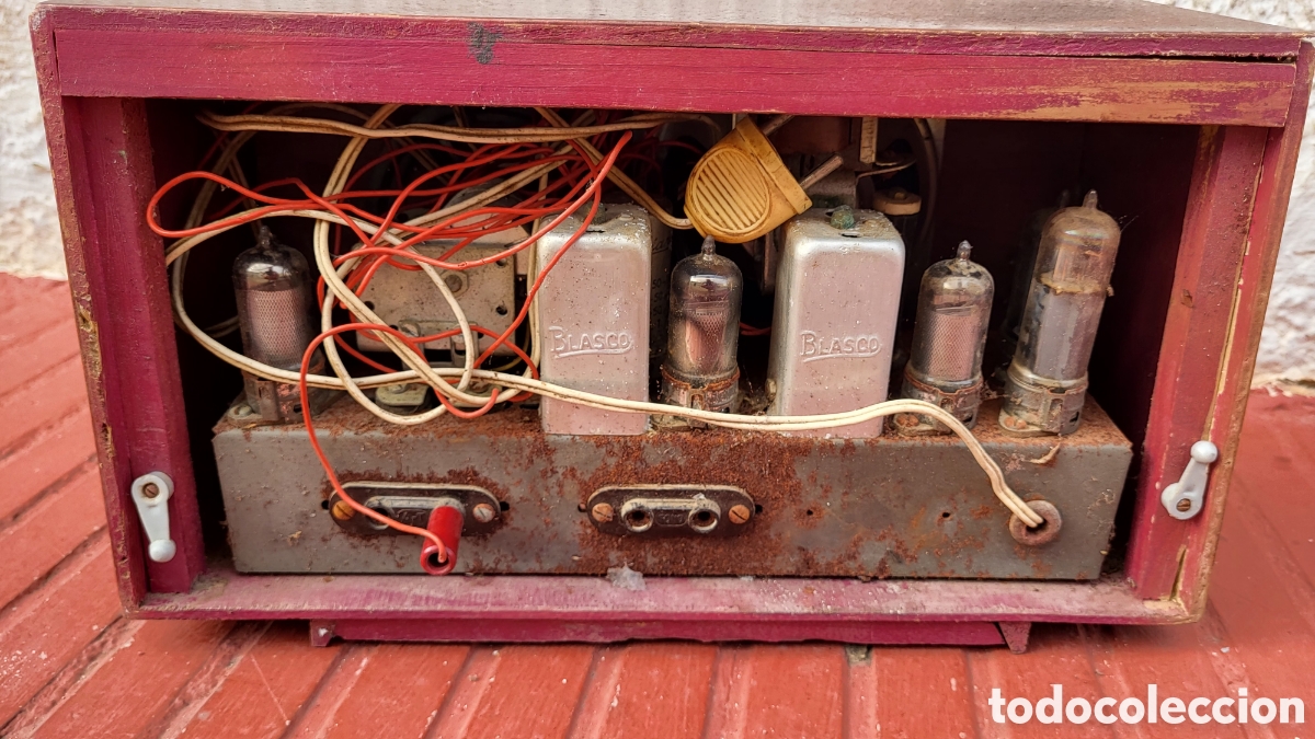 Radios de v&aacute;lvulas: Antigua radio de v&aacute;lvulas - Foto 4