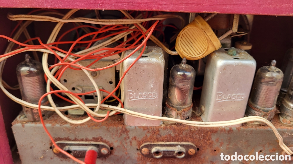Radios de v&aacute;lvulas: Antigua radio de v&aacute;lvulas - Foto 5