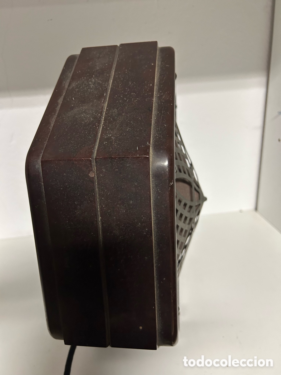 Radios de v&aacute;lvulas: Altavoz baquelita - A&ntilde;is 30 - Foto 4