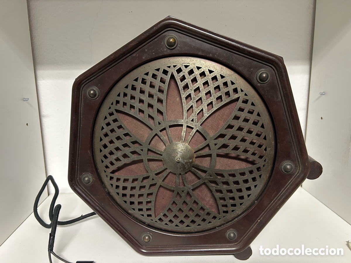 Radios de v&aacute;lvulas: Altavoz baquelita - A&ntilde;is 30 - Foto 5