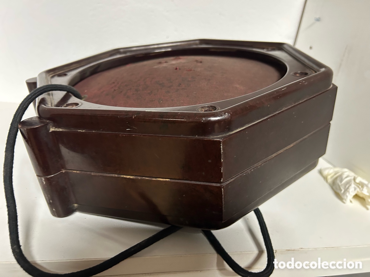 Radios de v&aacute;lvulas: Altavoz baquelita - A&ntilde;is 30 - Foto 6