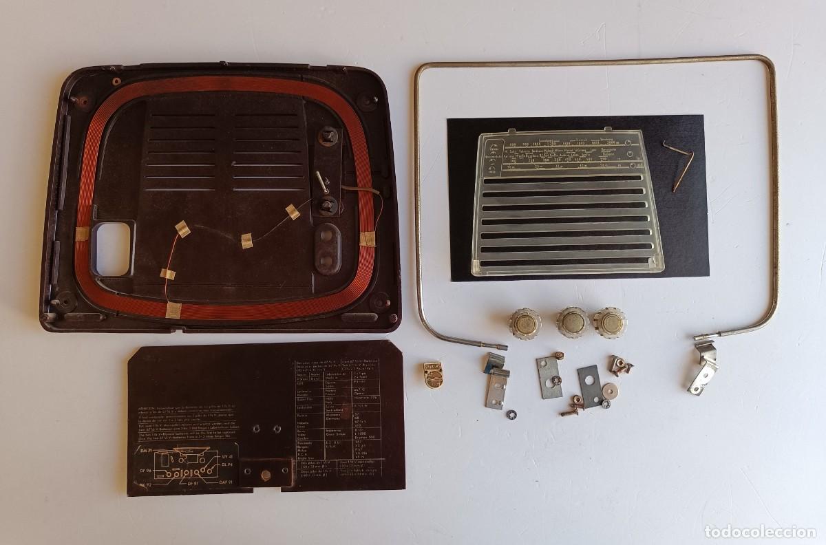 Radios de v&aacute;lvulas: RECAMBIOS PARA LA RADIO PHILIPS IB&Eacute;RICA - COPRESA - MODELO LE 434 UB DE 1953