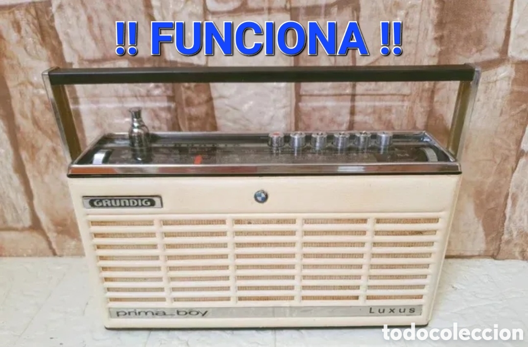 Radio a valvole: RADIO GRUNDIG PRIMA BOY LUXUS ANTIGUA TRANSISTOR VINTAGE &Eacute;POCA TRANSISTORES