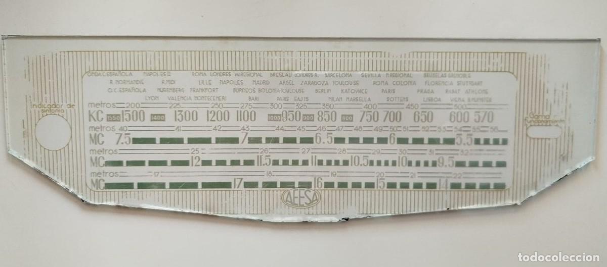 R&ouml;hrenempf&auml;nger: DIAL DE CRISTAL PARA RADIO ANTIGUA