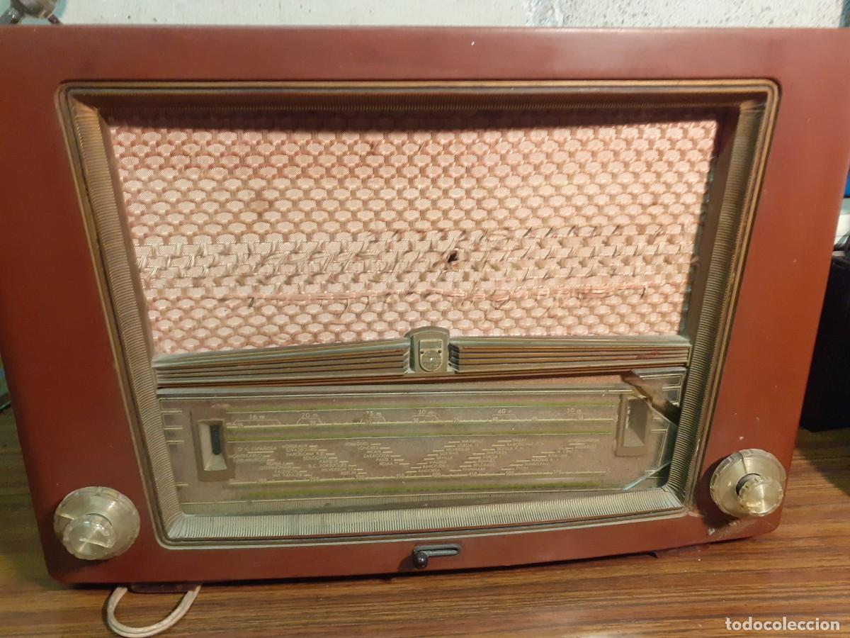 R&ouml;hrenempf&auml;nger: R&agrave;dio Philips de v&agrave;lvules a&ntilde;os 50