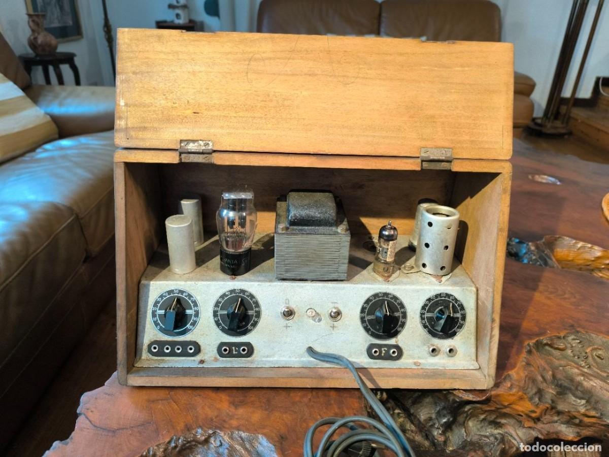 Radios de v&aacute;lvulas: ANTIGUO AMPLIFICADOR DE RADIO DE VALVULAS A&Ntilde;OS 50 125 V