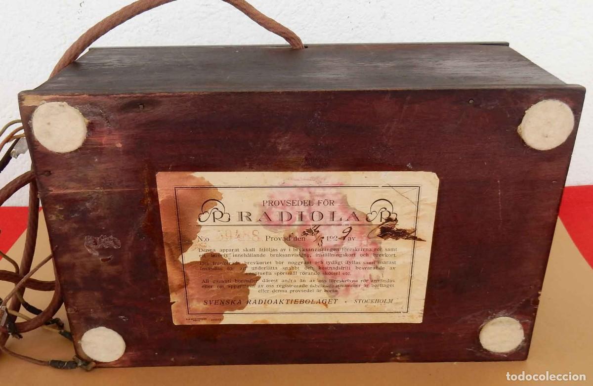 Radios de v&aacute;lvulas: Radio RADIOLA M 62 - del a&ntilde;o 1929 - Foto 11