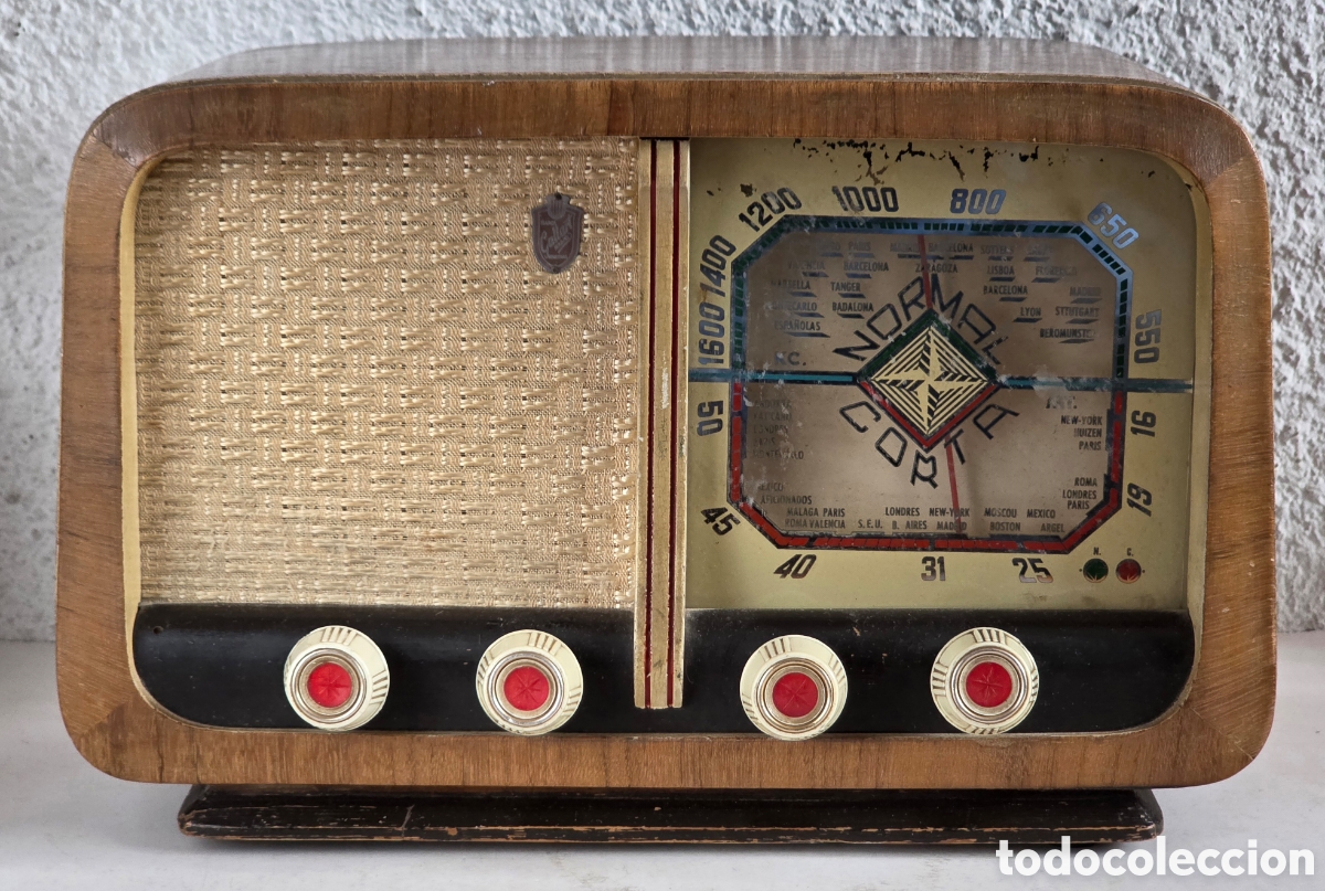 R&aacute;dios de v&aacute;lvulas: Gallart Radio Modelo A-32 - Receptor Sintonizador Madera Cristal V&aacute;lvulas Transistor Decoraci&oacute;n