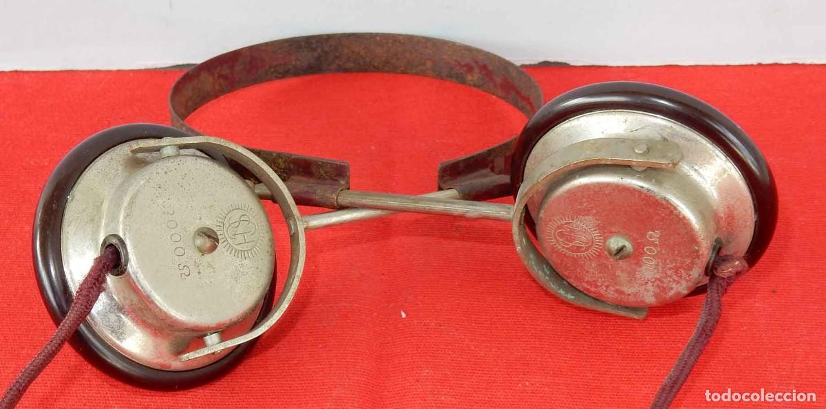 Radios &agrave; lampes: Cascos o auriculares SCH para radio de Galena - C1930