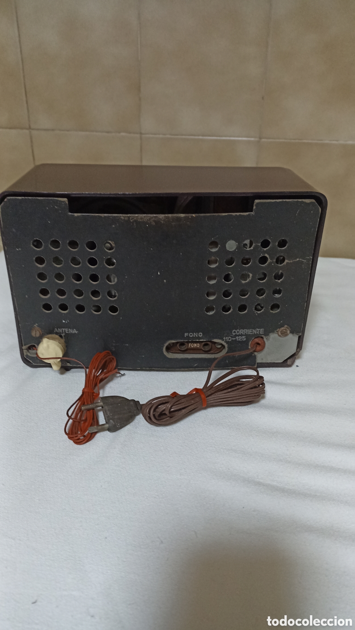 Radios de v&aacute;lvulas: Radio Baquelita Funciona a125V - Foto 3