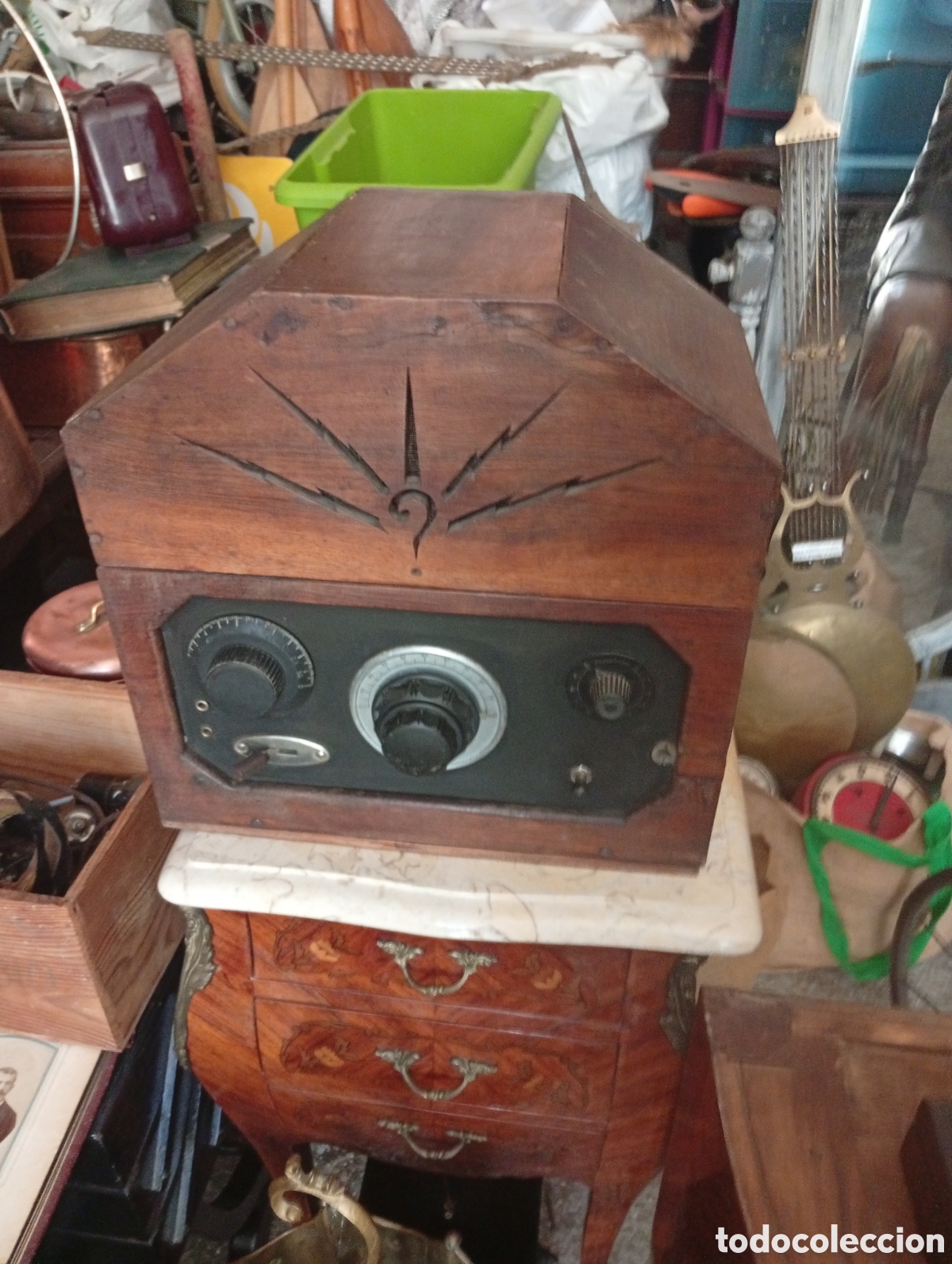 Radios de v&aacute;lvulas: Rara radio antigua de colecci&oacute;n radio de v&aacute;lvulas de tubo