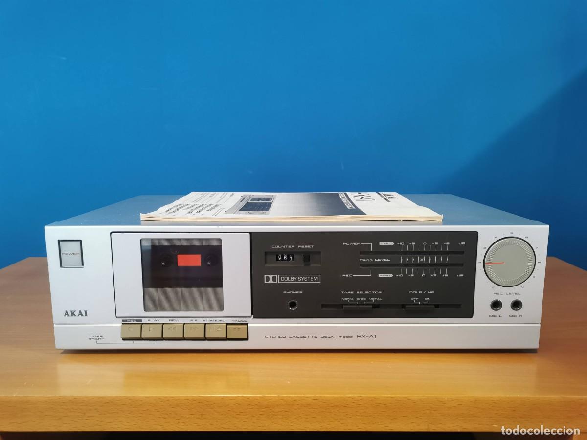 Radios de v&aacute;lvulas: Akai HX-A1 &ndash; Stereo Cassette Deck &ndash; 1984