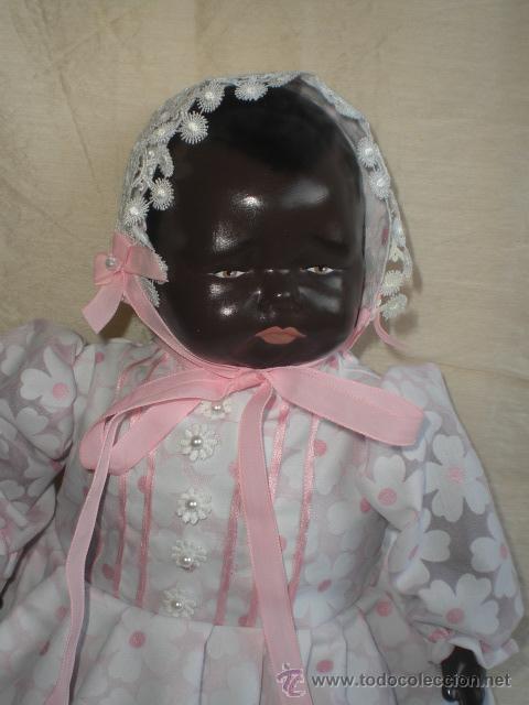 Reediciones mu&ntilde;ecas espa&ntilde;olas: PRECIOSO MU&Ntilde;ECO BEBE NEGRITO GRUMPY - COMPOSICI&Oacute;N - Foto 1