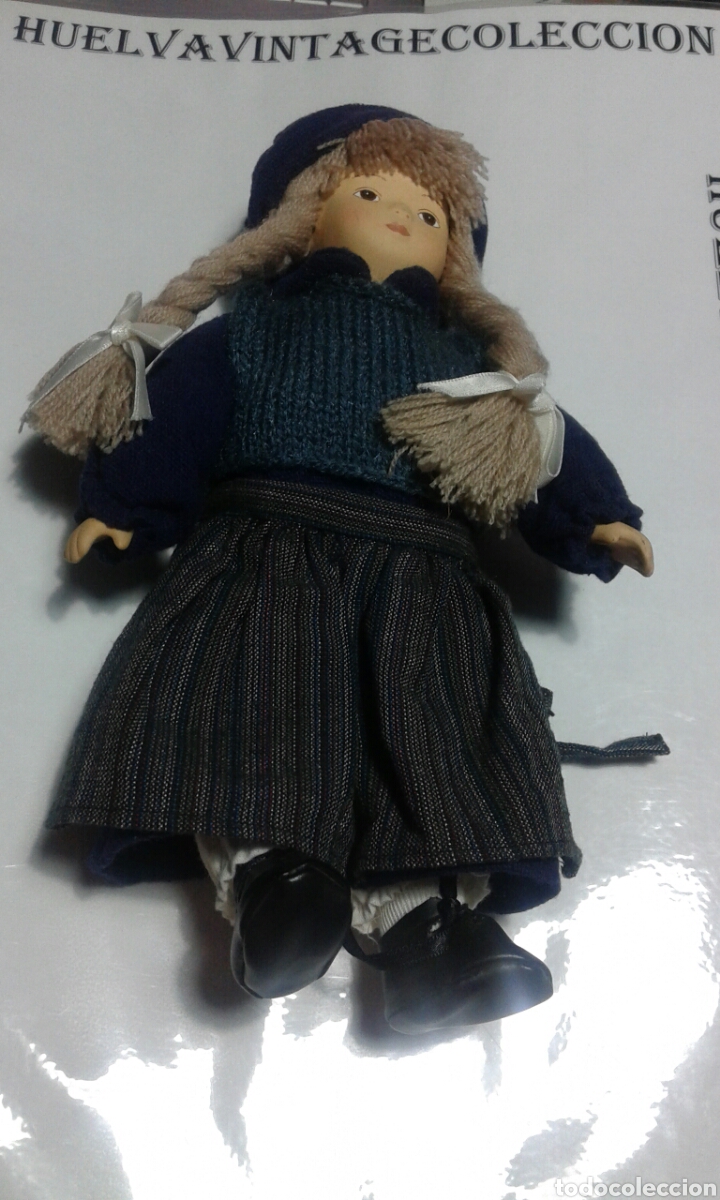 Reediciones mu&ntilde;ecas espa&ntilde;olas: Mu&ntilde;eca de barro y tela - Foto 1