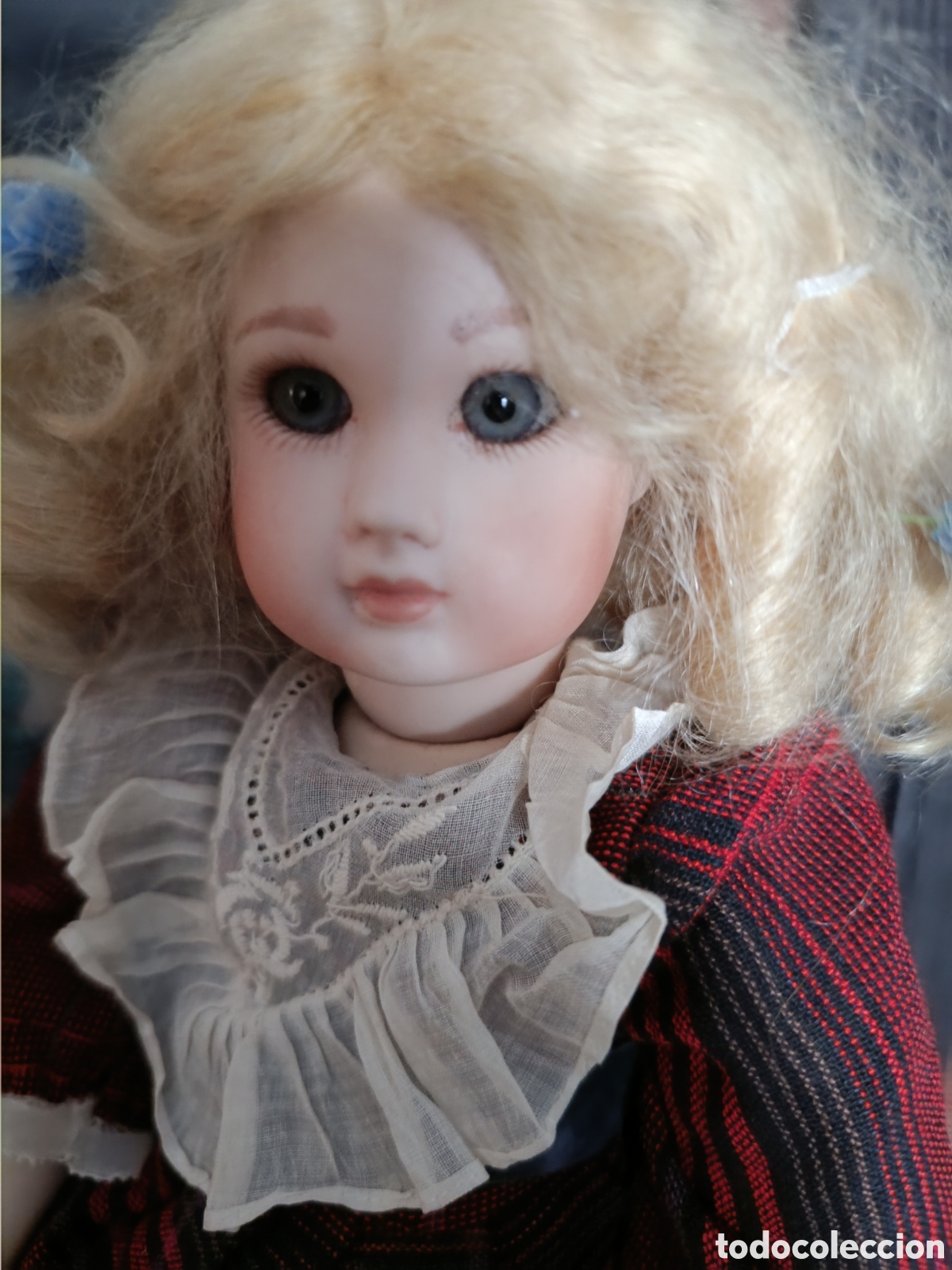 Reediciones mu&ntilde;ecas espa&ntilde;olas: Mu&ntilde;eca porcelana juneau - Foto 2
