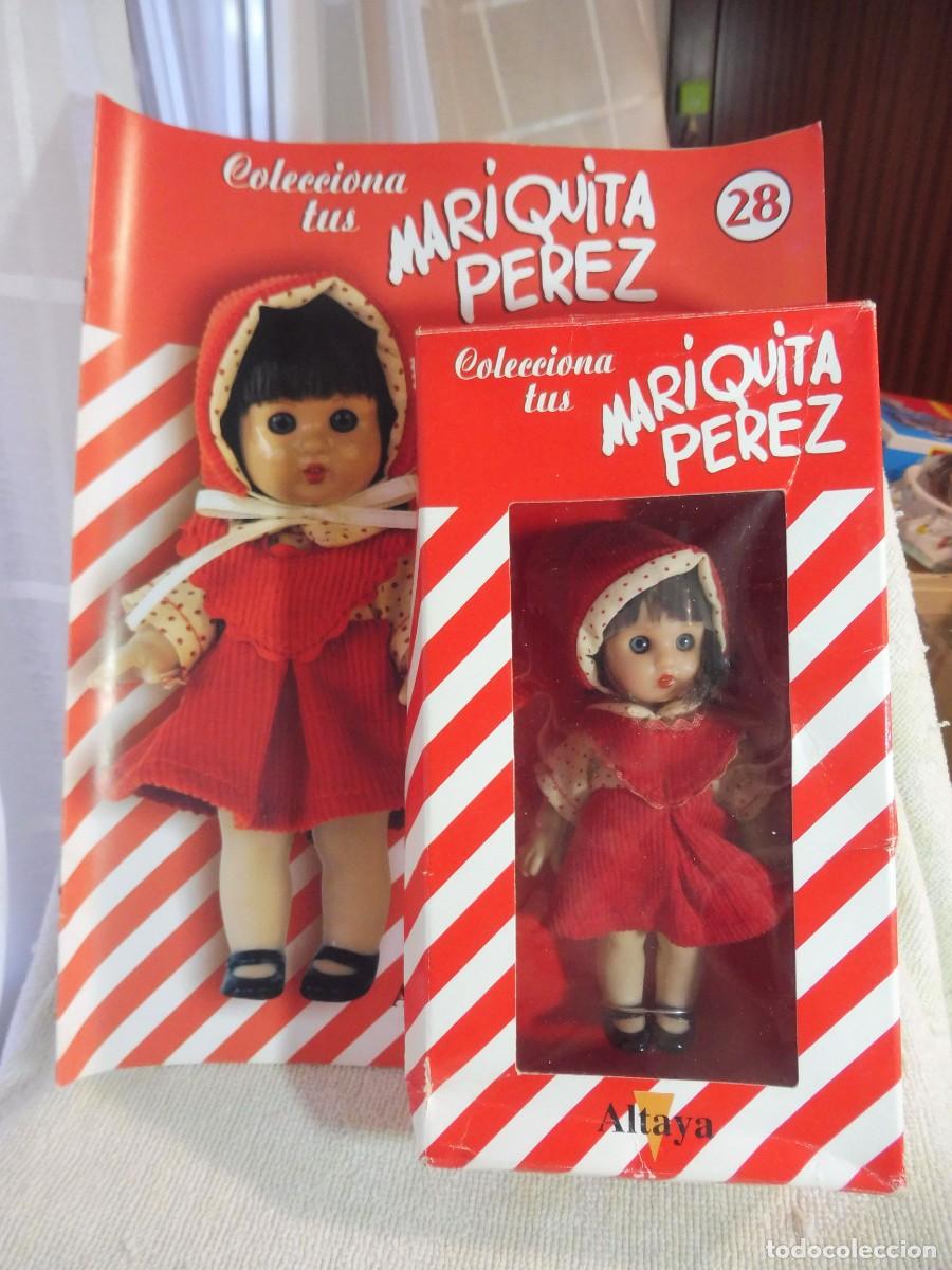 Reediciones Mu&ntilde;ecas Espa&ntilde;olas: Mini Mariquita P&eacute;rez 13,5 cm en caja y fasc&iacute;culo n&ordm; 28, Altaya