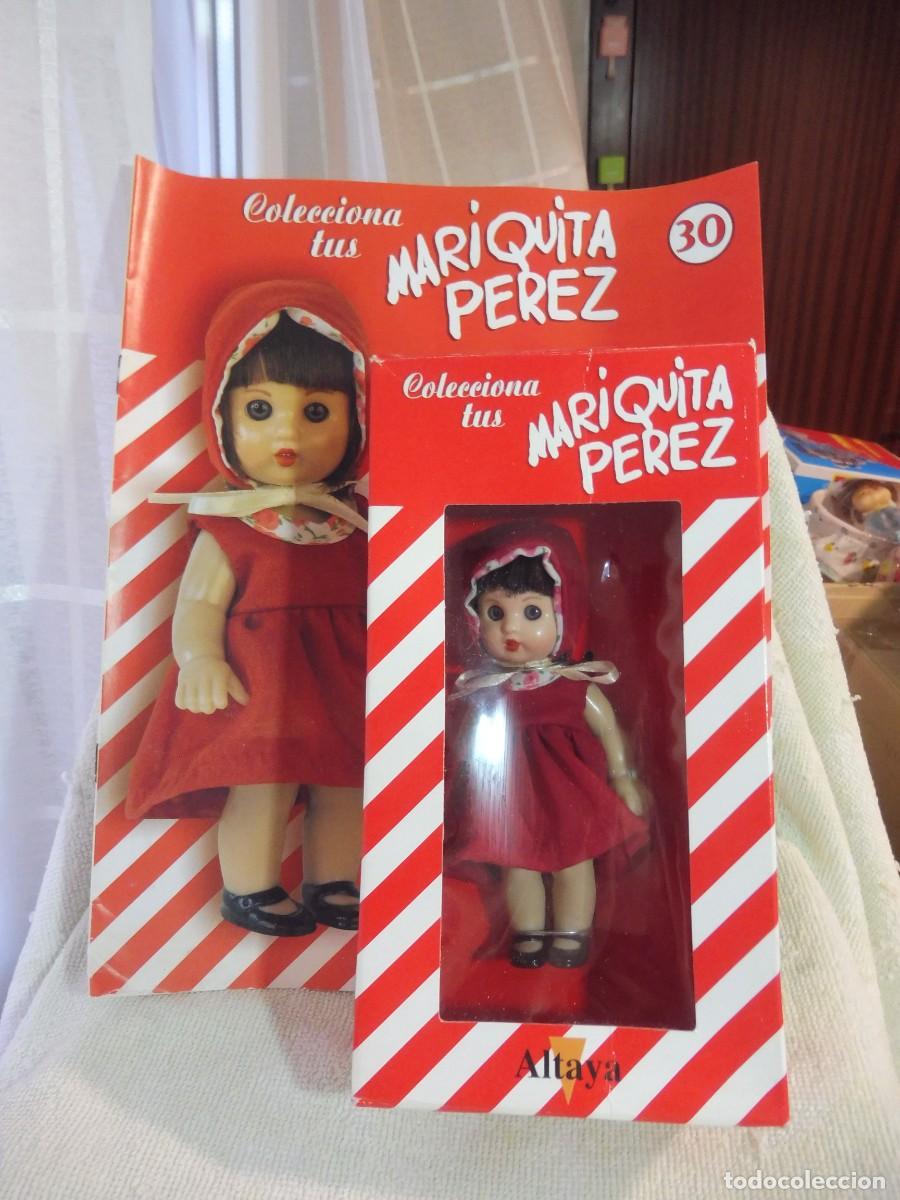 Reediciones Mu&ntilde;ecas Espa&ntilde;olas: Mini Mariquita P&eacute;rez 13,5 cm en caja y fasc&iacute;culo n&ordm; 30, Altaya