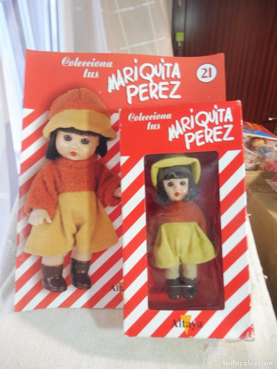 Reediciones Mu&ntilde;ecas Espa&ntilde;olas: Mini Mariquita P&eacute;rez 13,5 cm en caja y fasc&iacute;culo n&ordm; 21, Altaya