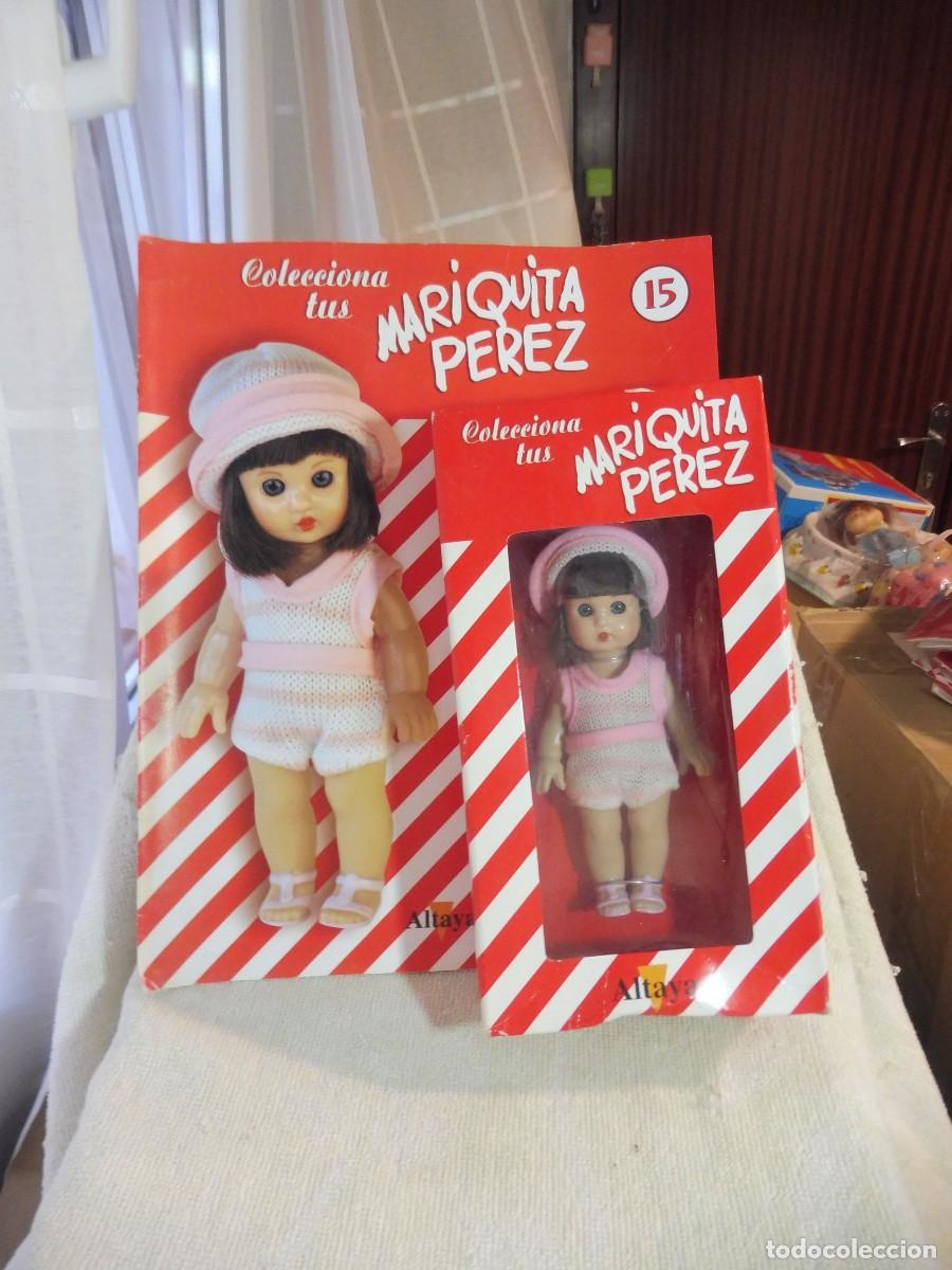 Reediciones Mu&ntilde;ecas Espa&ntilde;olas: Mini Mariquita P&eacute;rez 13,5 cm en caja y fasc&iacute;culo n&ordm; 15, Altaya