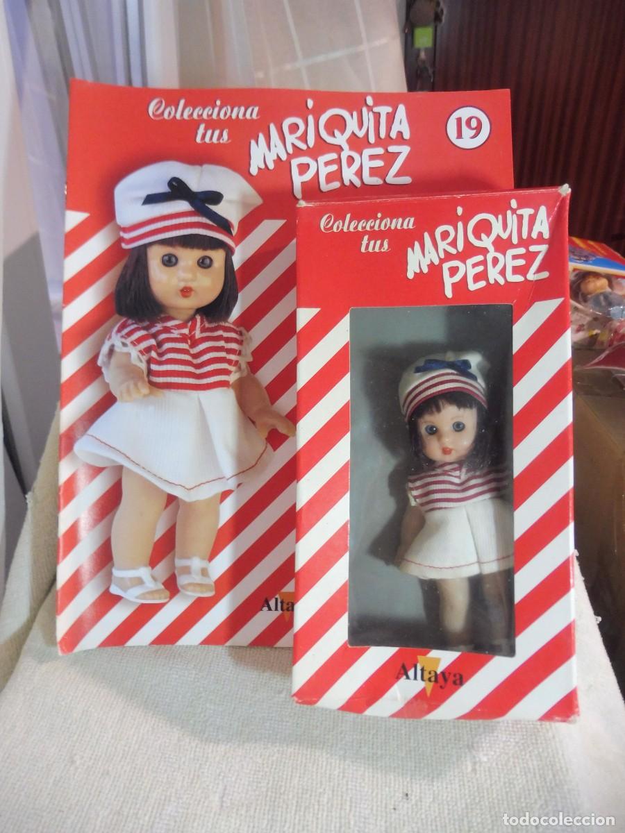 Reediciones Mu&ntilde;ecas Espa&ntilde;olas: Mini Mariquita P&eacute;rez 13,5 cm en caja y fasc&iacute;culo n&ordm; 19, Altaya