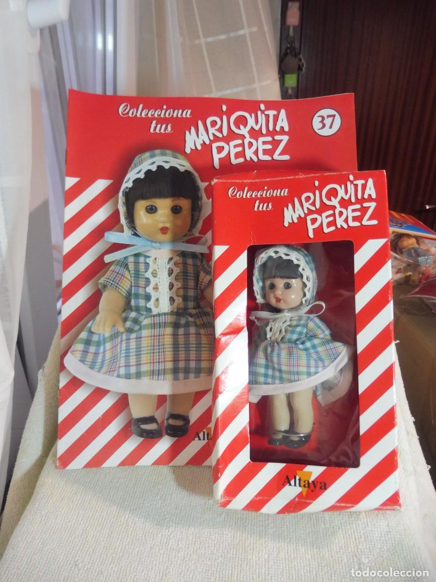 Reediciones Mu&ntilde;ecas Espa&ntilde;olas: Mini Mariquita P&eacute;rez 13,5 cm en caja y fasc&iacute;culo n&ordm; 37, Altaya