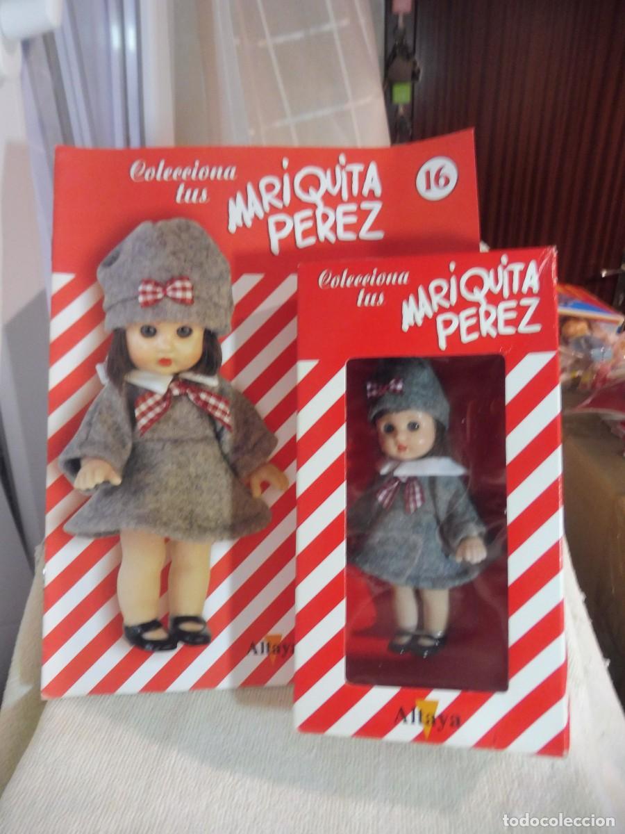 Reediciones Mu&ntilde;ecas Espa&ntilde;olas: Mini Mariquita P&eacute;rez 13,5 cm en caja y fasc&iacute;culo n&ordm; 16, Altaya