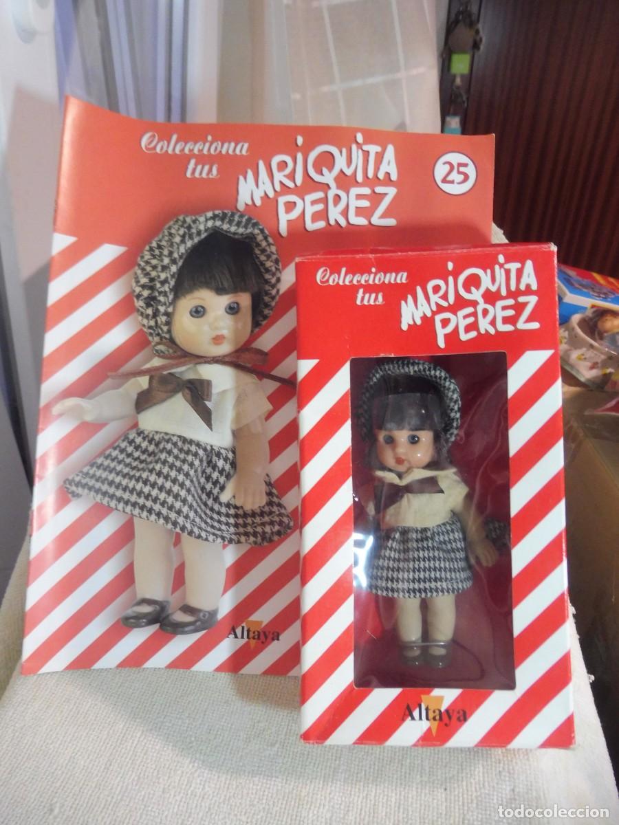 Reediciones Mu&ntilde;ecas Espa&ntilde;olas: Mini Mariquita P&eacute;rez 13,5 cm en caja y fasc&iacute;culo n&ordm; 25, Altaya