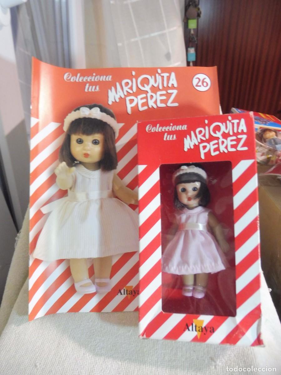 Reediciones Mu&ntilde;ecas Espa&ntilde;olas: Mini Mariquita P&eacute;rez 13,5 cm en caja y fasc&iacute;culo n&ordm; 26, Altaya