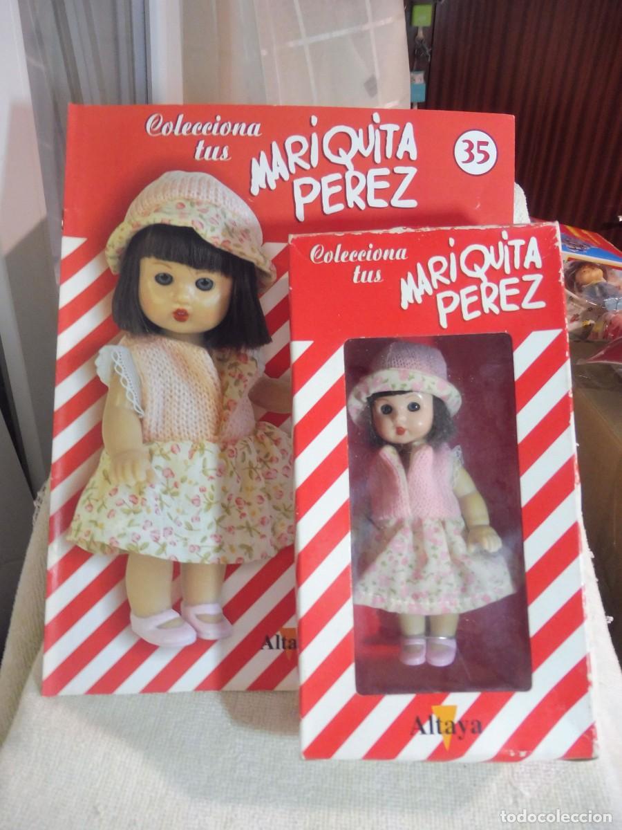 Reediciones Mu&ntilde;ecas Espa&ntilde;olas: Mini Mariquita P&eacute;rez 13,5 cm en caja y fasc&iacute;culo n&ordm; 35, Altaya