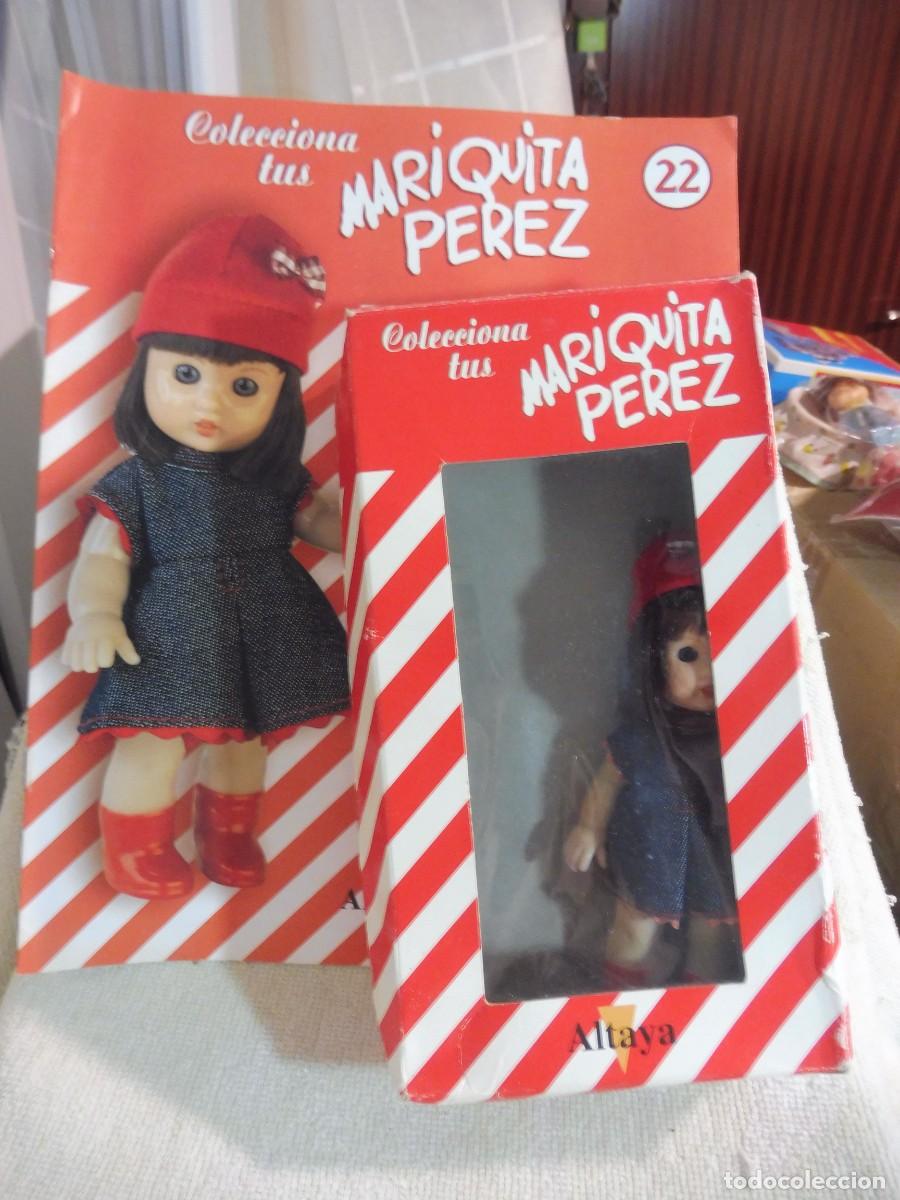 Reediciones Mu&ntilde;ecas Espa&ntilde;olas: Mini Mariquita P&eacute;rez 13,5 cm en caja y fasc&iacute;culo n&ordm; 22, Altaya