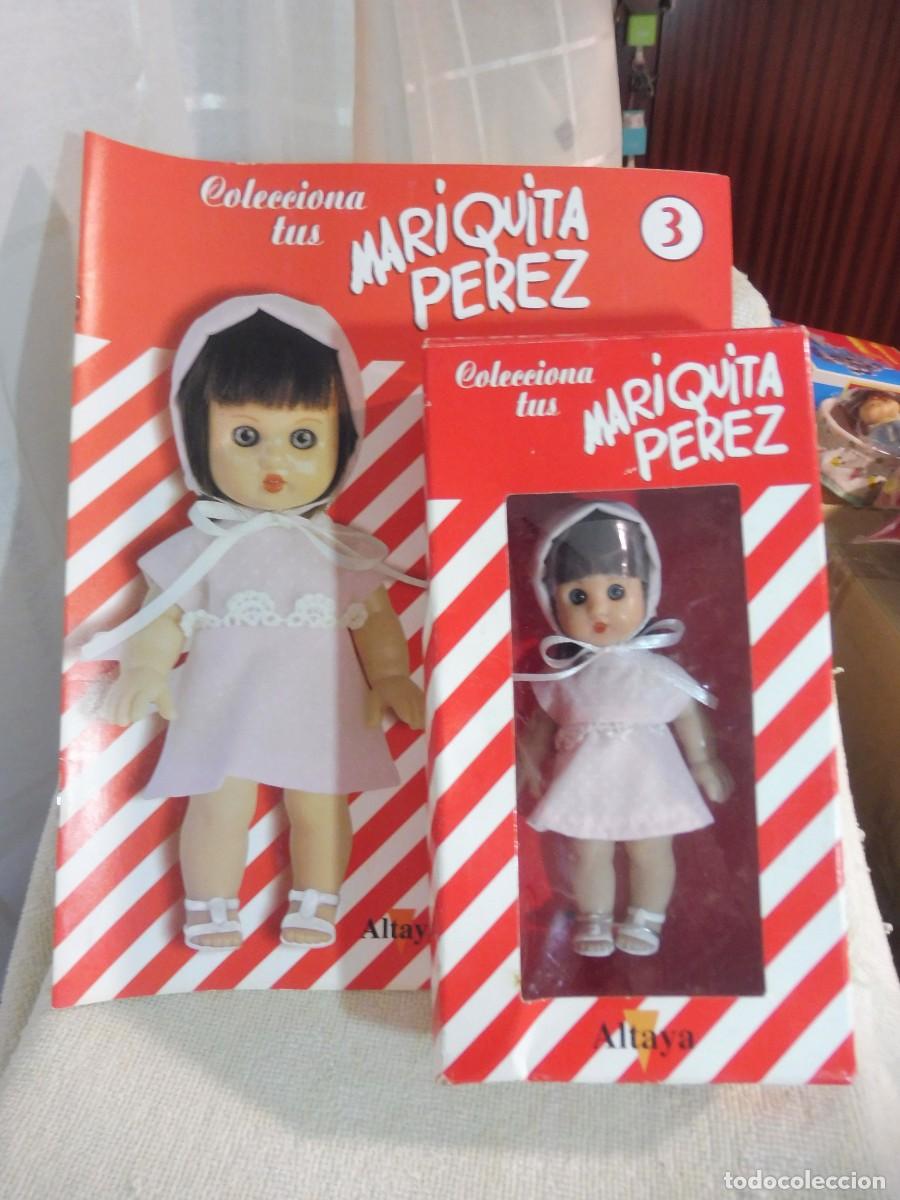 Reediciones Mu&ntilde;ecas Espa&ntilde;olas: Mini Mariquita P&eacute;rez 13,5 cm en caja y fasc&iacute;culo n&ordm; 3, Altaya