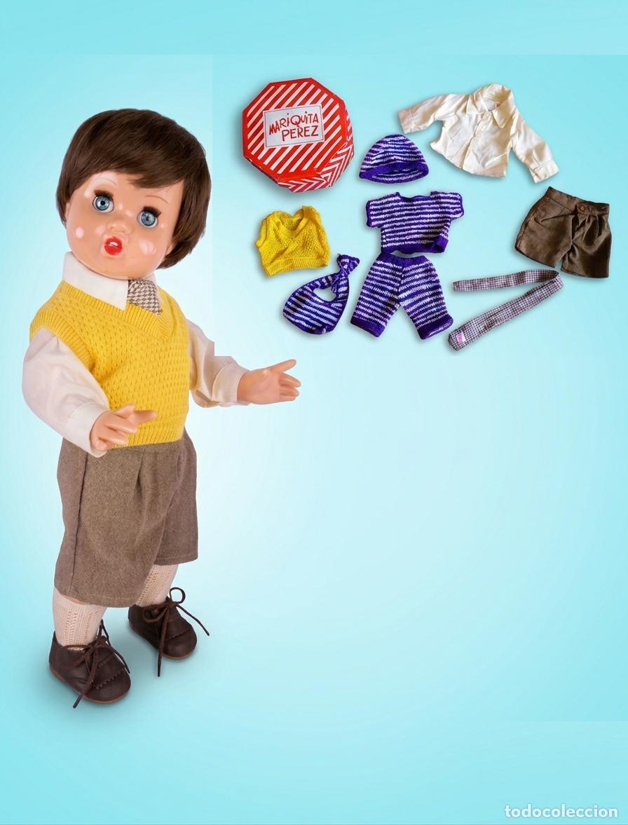 Reeditions Spanish Doll: Para JUANIN GRANDE de MARIQUITA PEREZ: Traje COLEGIAL + REGALO