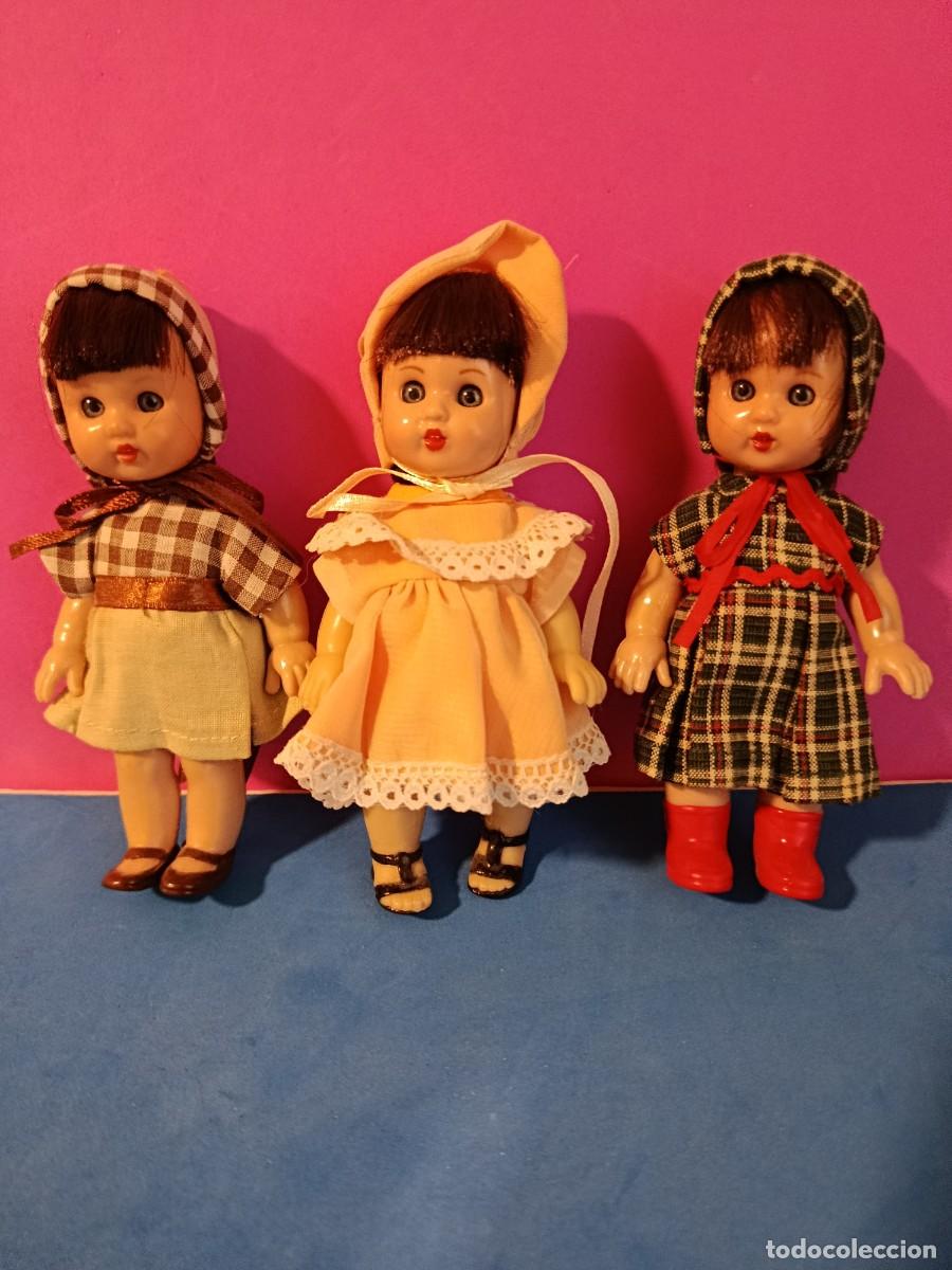 Reediciones mu&ntilde;ecas espa&ntilde;olas: TRES MU&Ntilde;ECAS MARIQUITA PEREZ