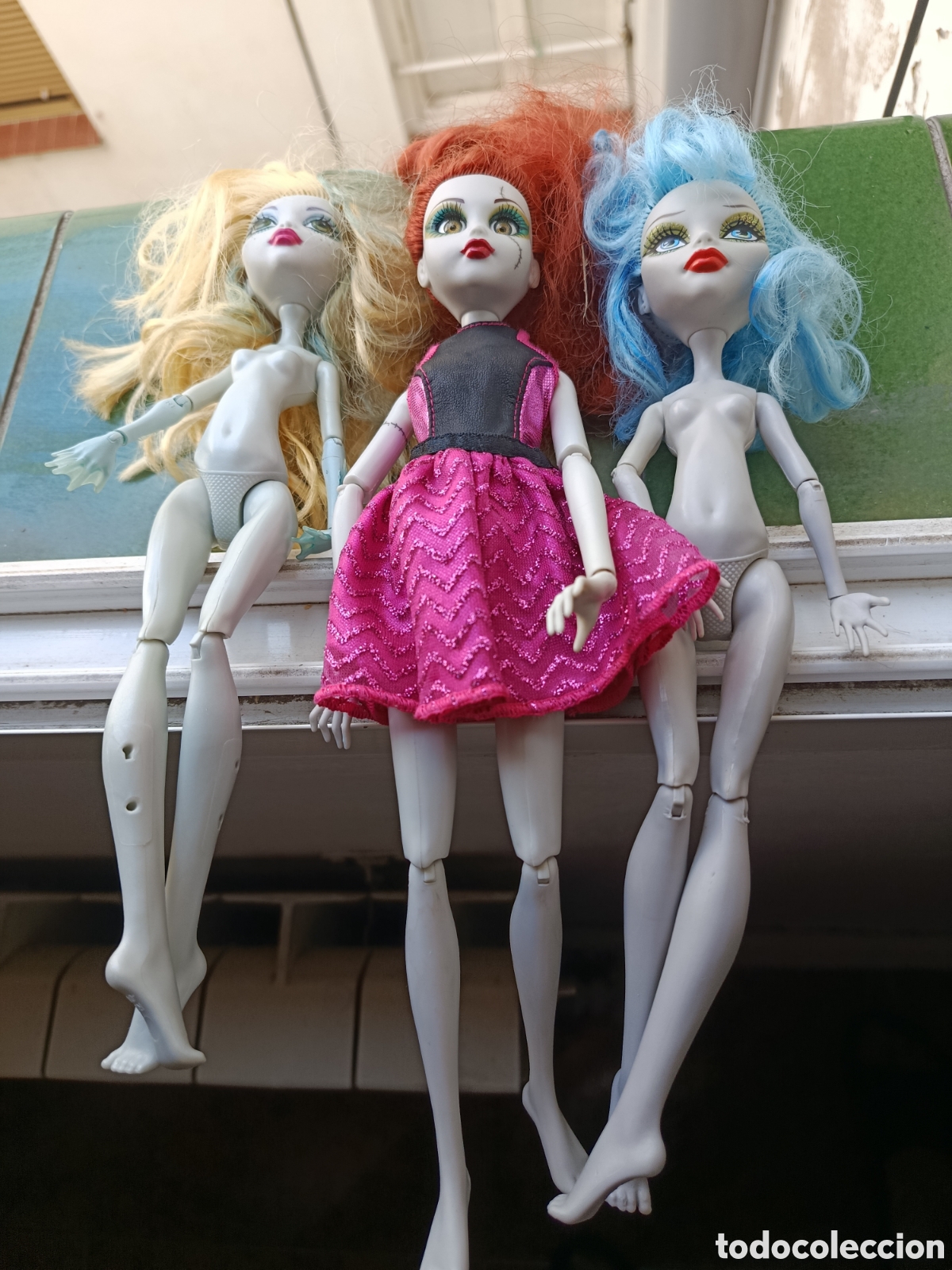 Reediciones mu&ntilde;ecas espa&ntilde;olas: LOTE DE 3 MU&Ntilde;ECAS MONSTER HIGH