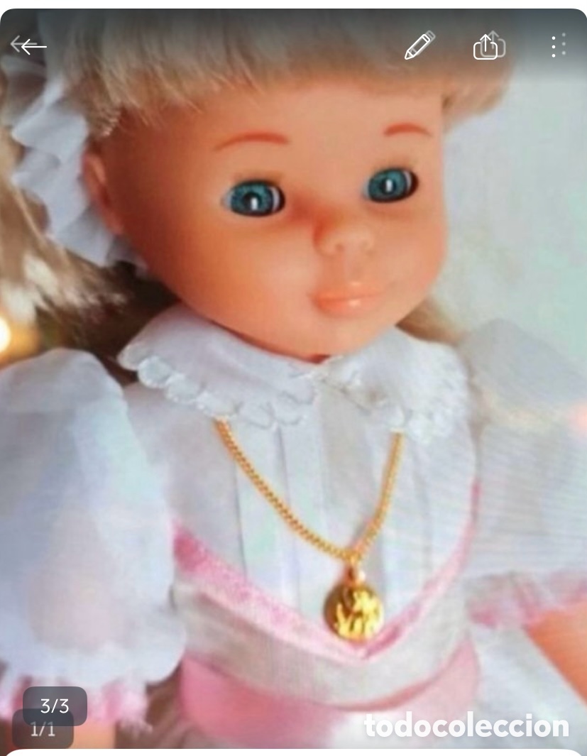 Reediciones mu&ntilde;ecas espa&ntilde;olas: Mu&ntilde;eca Nancy Comuni&oacute;n