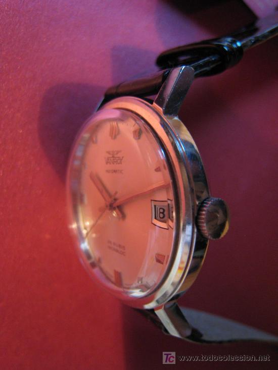 Relojes autom&aacute;ticos: Reloj SUIZO -VANROY- AUTOMATICO 25 rubies -ORIGINAL- - Foto 2