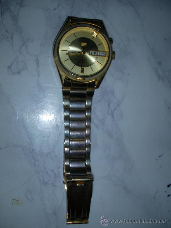 Relojes autom&aacute;ticos: ANTIGUO RELOJ DE PULSERA AUTOMATICO NUEVO DE TIENDA IMPECABLE FUNCIONANDO - Foto 1