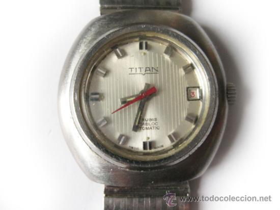 Relojes autom&aacute;ticos: RELOJ VINTAGE AUTOMATICO MARCA TITAN - 17 RUBIS - Foto 2