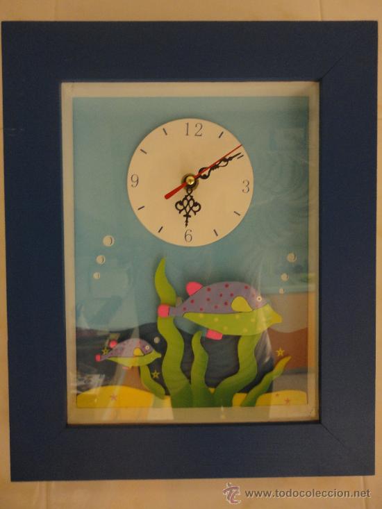 Relojes autom&aacute;ticos: reloj de pared infantil - Foto 1