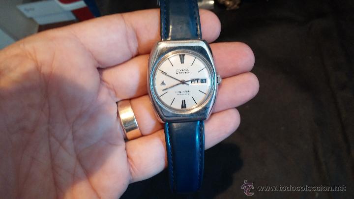 Relojes autom&aacute;ticos: Antiguo reloj Cyma autom&aacute;tico Conquistador by Synchron - Foto 20
