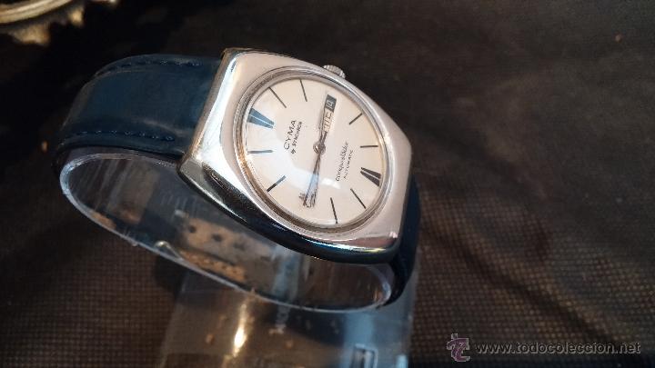 Relojes autom&aacute;ticos: Antiguo reloj Cyma autom&aacute;tico Conquistador by Synchron - Foto 29