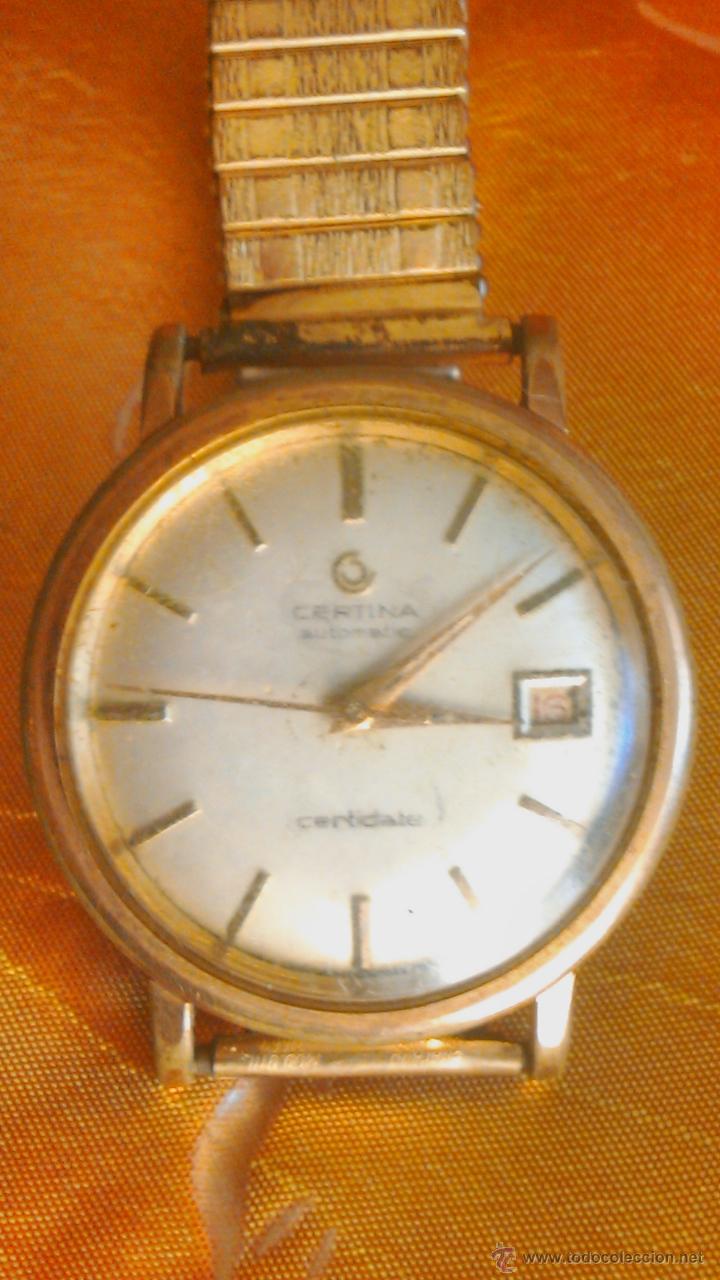 Reloj certina automatic. certidate. chapado en - Sold at Auction - 45821184