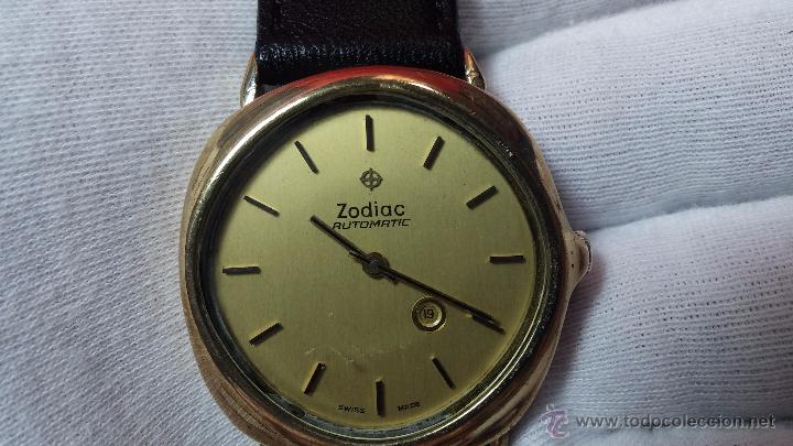 Montre Vintage Zodiac Bumper Automatic - Mouvement Zodiac 11A - Diamètre 34,3 Mm - Occasion
