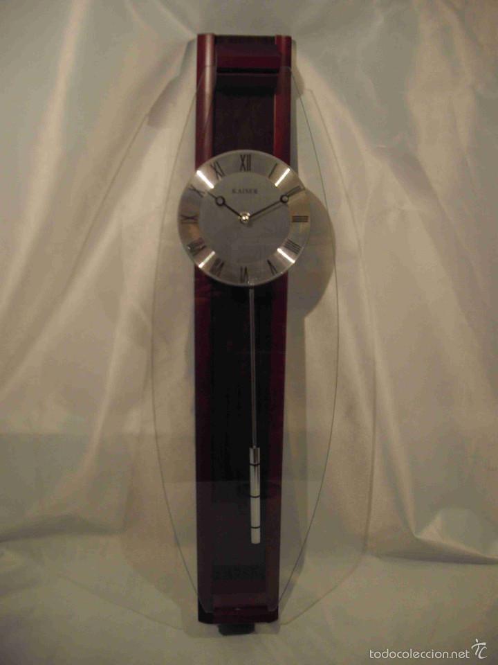 Relojes autom&aacute;ticos: RELOJ PARED KAISE PLATEADO - Foto 1
