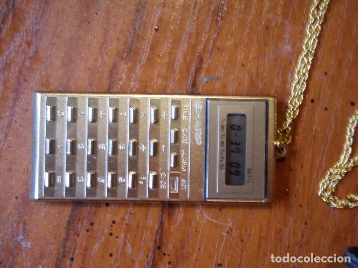 Relojes autom&aacute;ticos: RELOJ CALCULADORA ALARMA SHARP EL-8062 EL8062 - Foto 2