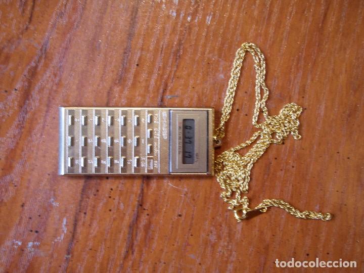 Relojes autom&aacute;ticos: RELOJ CALCULADORA ALARMA SHARP EL-8062 EL8062 - Foto 3