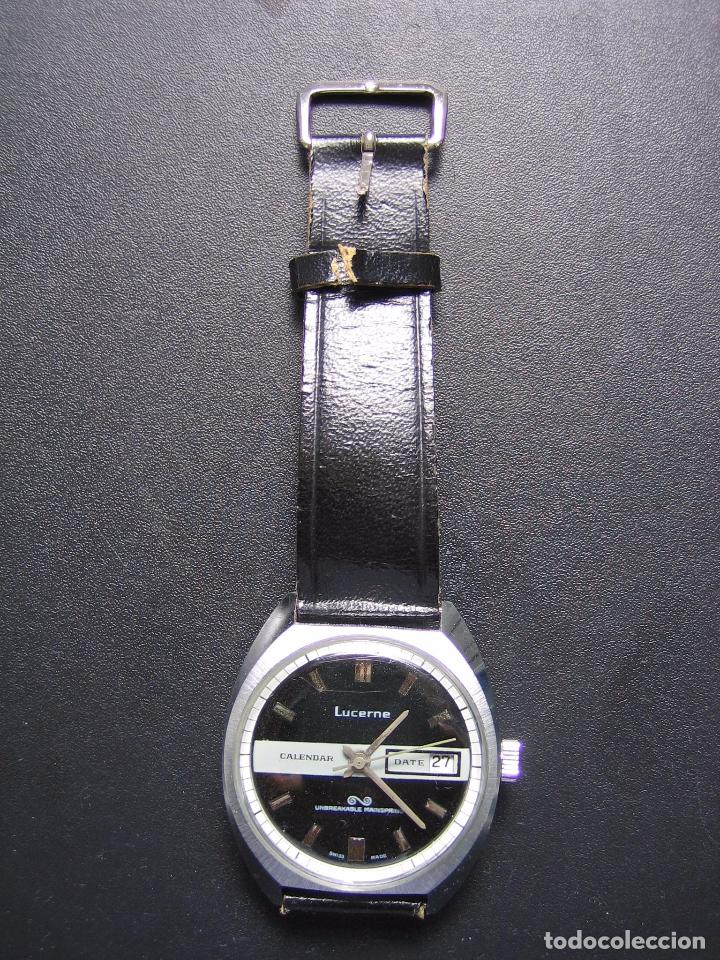 Relojes autom&aacute;ticos: Reloj de caballero Lucerne. No funciona - Foto 2